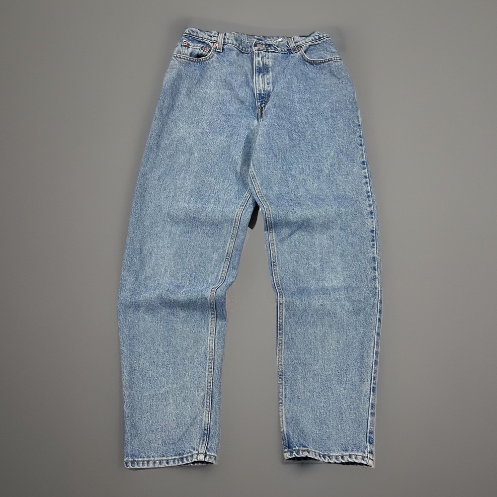 Vintage Levis 550 Womens Tapered Leg Relaxed Fit Jeans Denim Blue Size 14